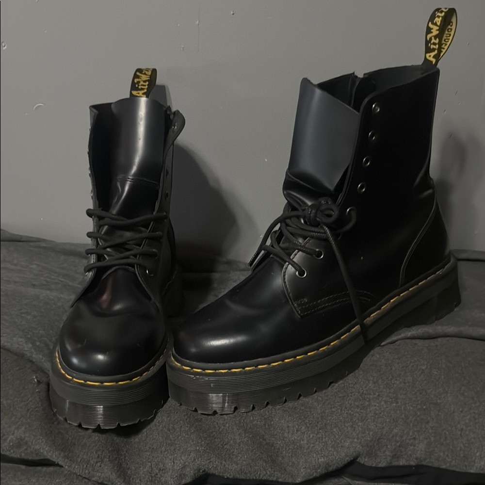 Dr. Martens Jadon Black Leather Boots Men’s 12